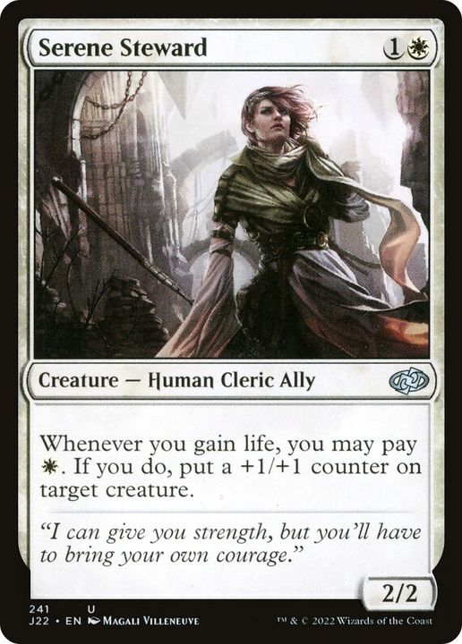 Serene Steward in the group Magic the Gathering / Types / Creatures / Human at Proxyprinters.com (42487)