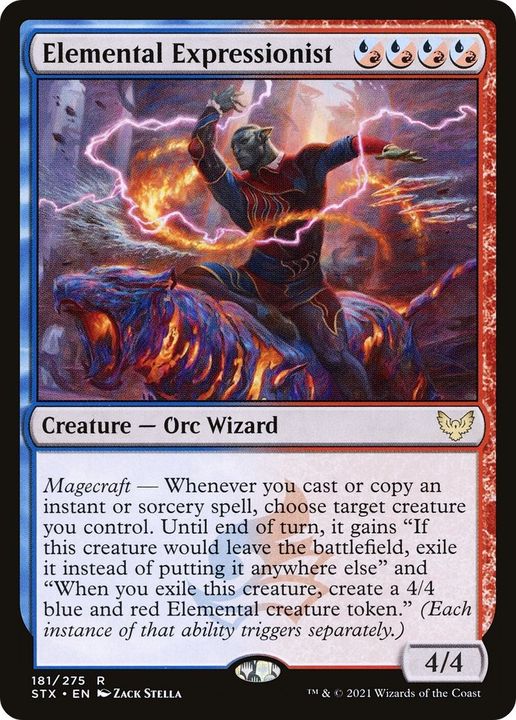 Elemental Expressionist in the group Magic the Gathering / Types / Colors / Multicolors / R, U at Proxyprinters.com (42505)