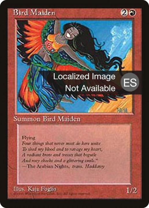 Bird Maiden in the group Magic the Gathering / Sets / Fourth Edition Foreign Black Border at Proxyprinters.com (42514)