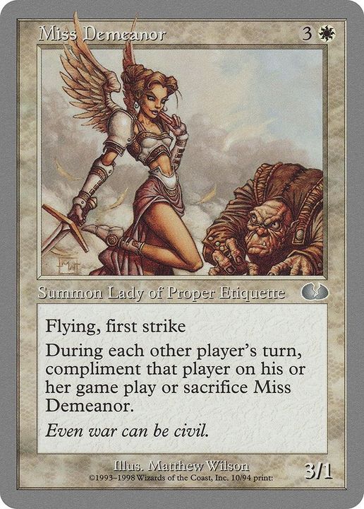 Miss Demeanor in the group Magic the Gathering / Sets / Unglued Tokens at Proxyprinters.com (42523)