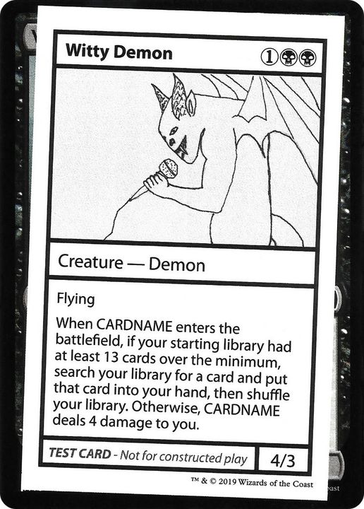 Witty Demon in the group Advanced search at Proxyprinters.com (42550)