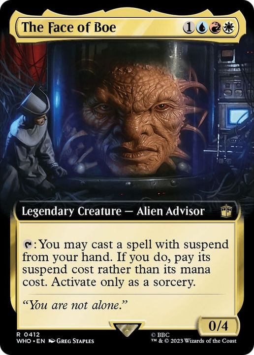 The Face of Boe in the group Magic the Gathering / Types / Colors / Multicolors / R, U, W at Proxyprinters.com (42553)