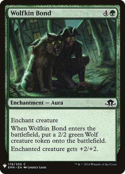 Wolfkin Bond in the group Magic the Gathering / Types / Colors / Green at Proxyprinters.com (42568)