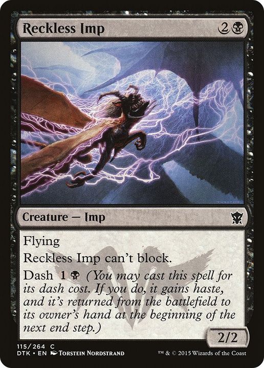 Reckless Imp in the group Magic the Gathering / Types / Colors / Black at Proxyprinters.com (42573)