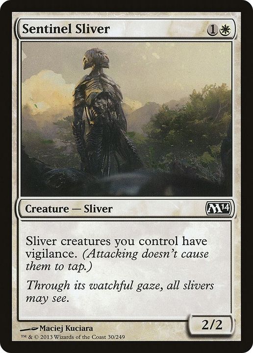 Sentinel Sliver in the group Magic the Gathering / Types / Colors / White at Proxyprinters.com (42620)