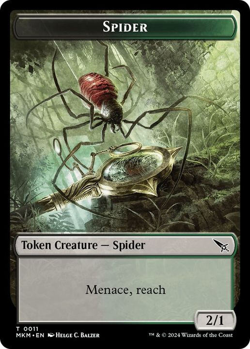 Spider in the group Magic the Gathering / Sets / Murders at Karlov Manor Tokens at Proxyprinters.com (42634)