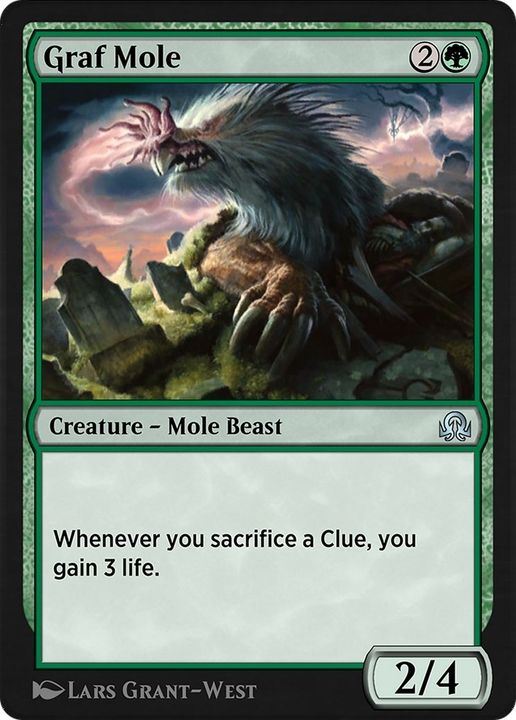 Graf Mole in the group Magic the Gathering / Types / Colors / Green at Proxyprinters.com (42647)