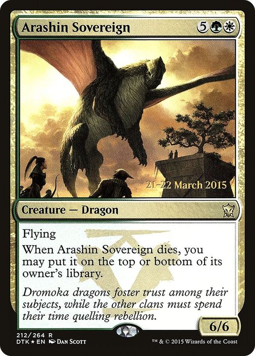 Arashin Sovereign in the group Magic the Gathering / Types / Colors / Multicolors / G, W at Proxyprinters.com (42662)