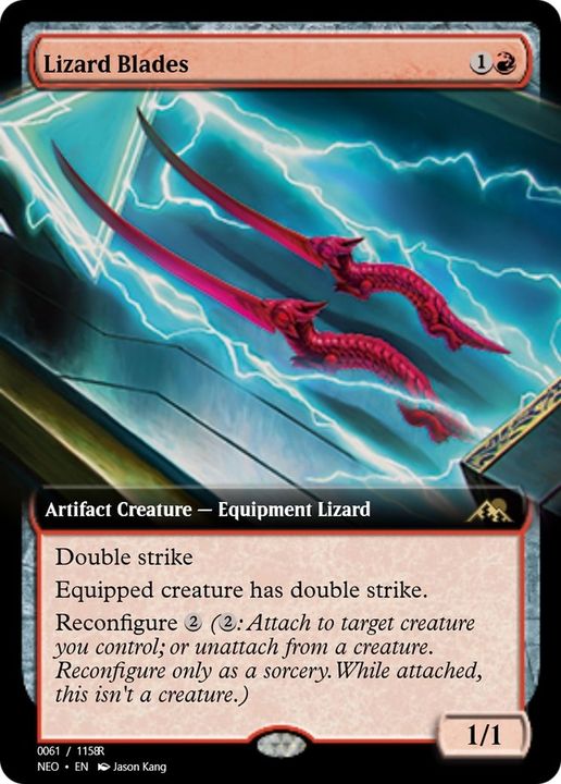 Lizard Blades in the group Magic the Gathering / Types / Colors / Red at Proxyprinters.com (42667)