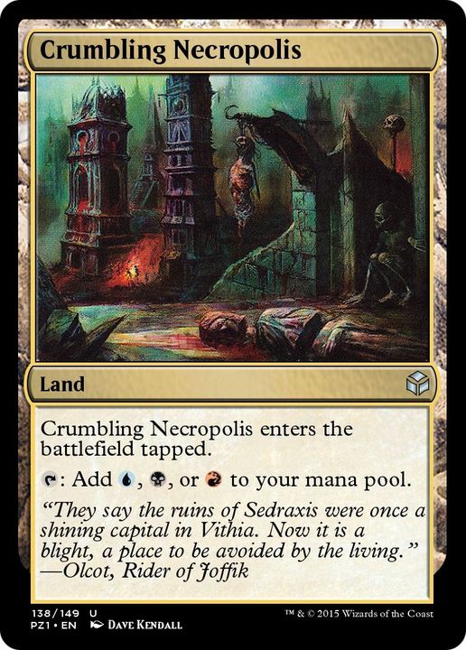 Crumbling Necropolis in the group Magic the Gathering / Types / Colors / Colorless at Proxyprinters.com (42682)