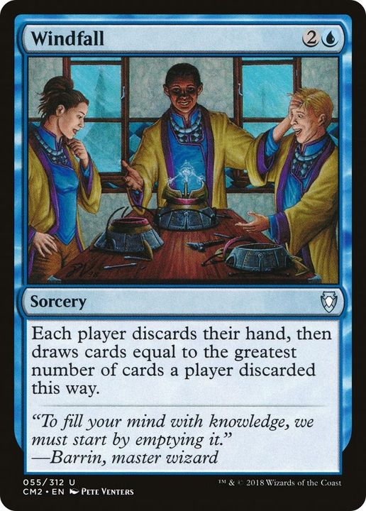 Windfall in the group Magic the Gathering / Types / Colors / Blue at Proxyprinters.com (427)