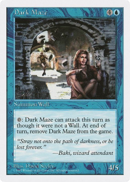 Dark Maze in the group Magic the Gathering / Types / Colors / Blue at Proxyprinters.com (42711)