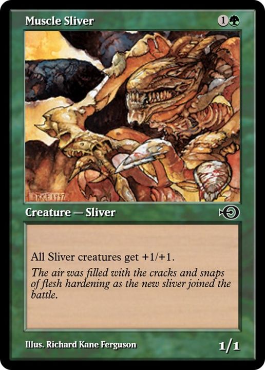 Muscle Sliver in the group Magic the Gathering / Types / Colors / Green at Proxyprinters.com (42723)