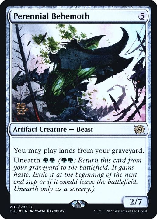 Perennial Behemoth in the group Magic the Gathering / Sets / The Brothers' War Promos at Proxyprinters.com (42724)