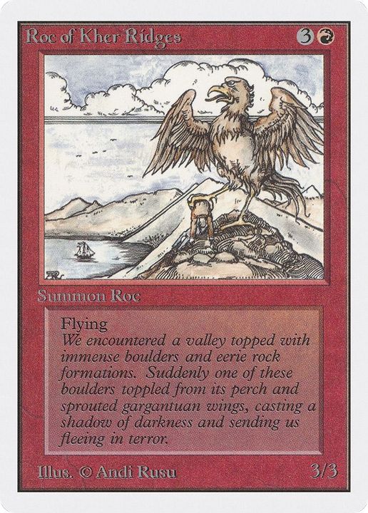 Roc of Kher Ridges in the group Magic the Gathering / Types / Colors / Red at Proxyprinters.com (42731)