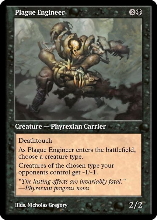 Plague Engineer in the group Magic the Gathering / Types / Colors / Black at Proxyprinters.com (42752)