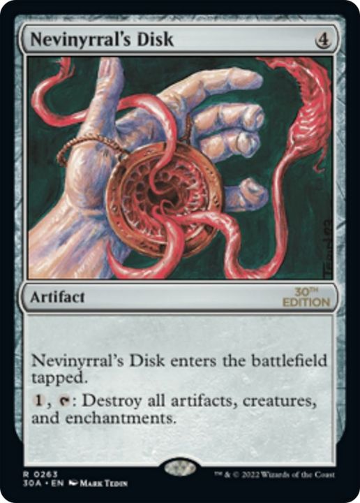 Nevinyrral's Disk in the group Magic the Gathering / Types / Artifacts / Artifact at Proxyprinters.com (42754)