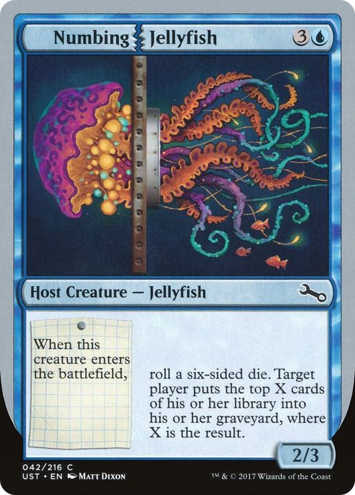 Numbing Jellyfish in the group Magic the Gathering / Sets / Unstable Promos at Proxyprinters.com (42768)