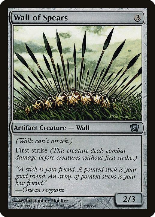 Wall of Spears in the group Magic the Gathering / Types / Colors / Colorless at Proxyprinters.com (42779)