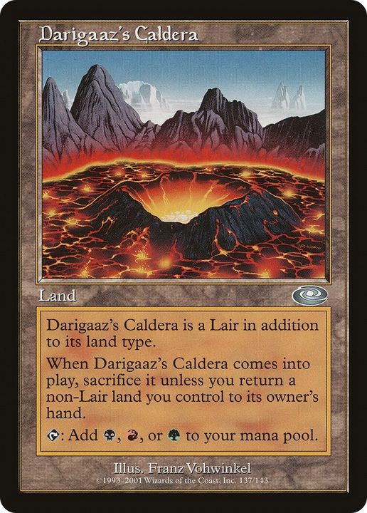 Darigaaz's Caldera in the group Magic the Gathering / Sets / Planeshift at Proxyprinters.com (42780)