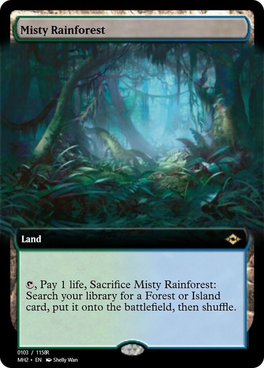 Misty Rainforest in the group Magic the Gathering / Types / Colors / Colorless at Proxyprinters.com (42807)