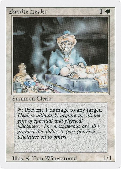 Samite Healer in the group Magic the Gathering / Types / Creatures / Human at Proxyprinters.com (42809)