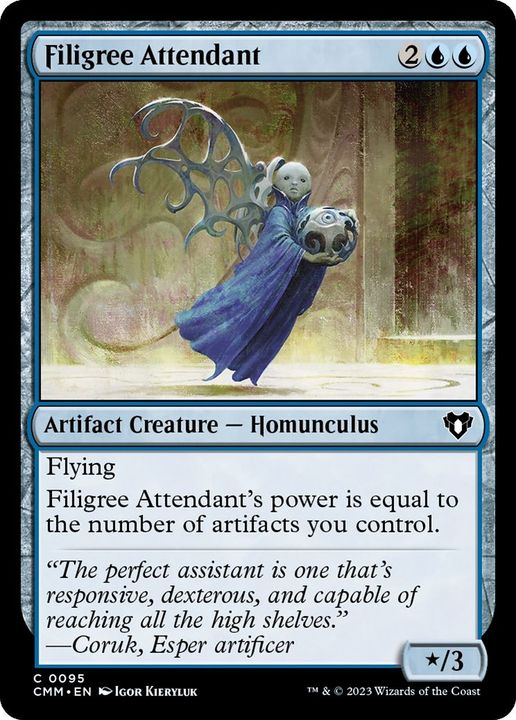 Filigree Attendant in the group Magic the Gathering / Sets / Commander Masters at Proxyprinters.com (42845)