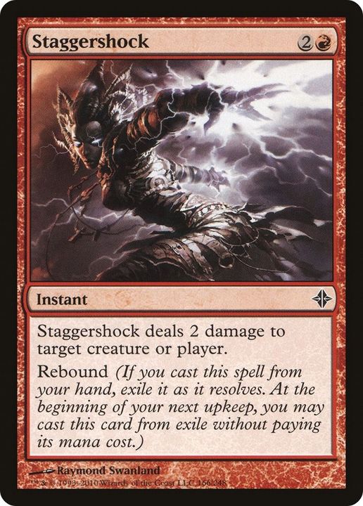 Staggershock in the group Magic the Gathering / Types / Colors / Red at Proxyprinters.com (42850)