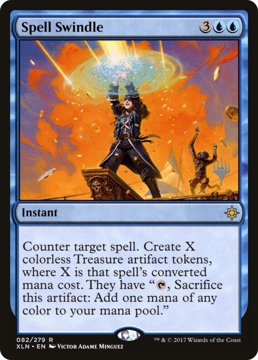 Spell Swindle in the group Magic the Gathering / Sets / Ixalan Promos at Proxyprinters.com (42865)