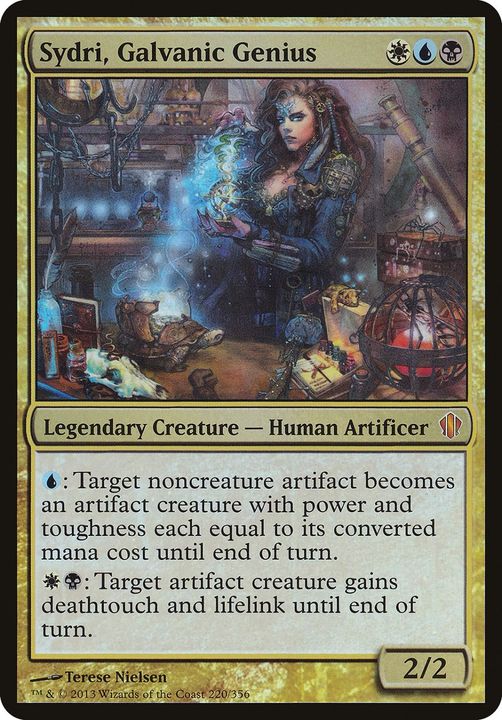 Sydri, Galvanic Genius in the group Magic the Gathering / Types / Colors / Multicolors / B, U, W at Proxyprinters.com (42867)