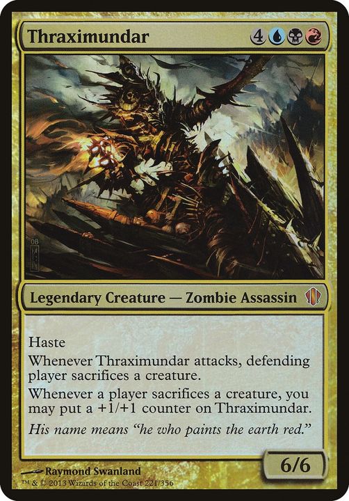 Thraximundar in the group Magic the Gathering / Types / Colors / Multicolors / B, R, U at Proxyprinters.com (42868)