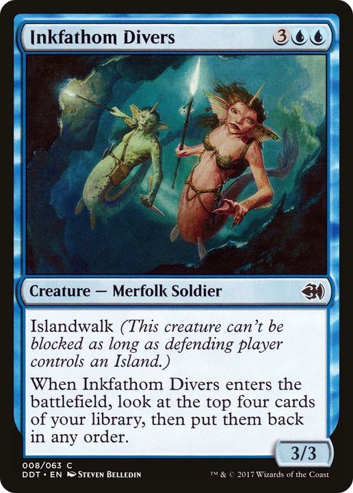 Inkfathom Divers in the group Magic the Gathering / Types / Colors / Blue at Proxyprinters.com (42895)