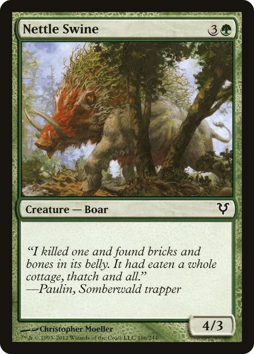 Nettle Swine in the group Magic the Gathering / Types / Colors / Green at Proxyprinters.com (42906)