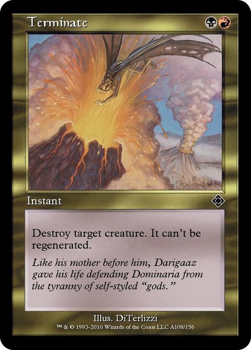 Terminate in the group Magic the Gathering / Types / Colors / Multicolors / B, R at Proxyprinters.com (42913)