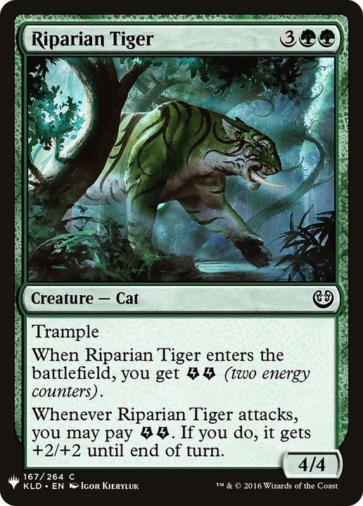 Riparian Tiger in the group Magic the Gathering / Sets / The List at Proxyprinters.com (42918)