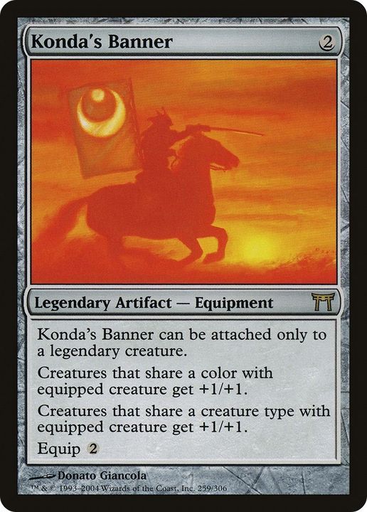 Konda's Banner in the group Magic the Gathering / Types / Artifacts / Legendary Artifact at Proxyprinters.com (42920)