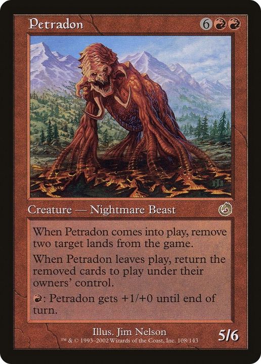 Petradon in the group Magic the Gathering / Types / Colors / Red at Proxyprinters.com (42945)