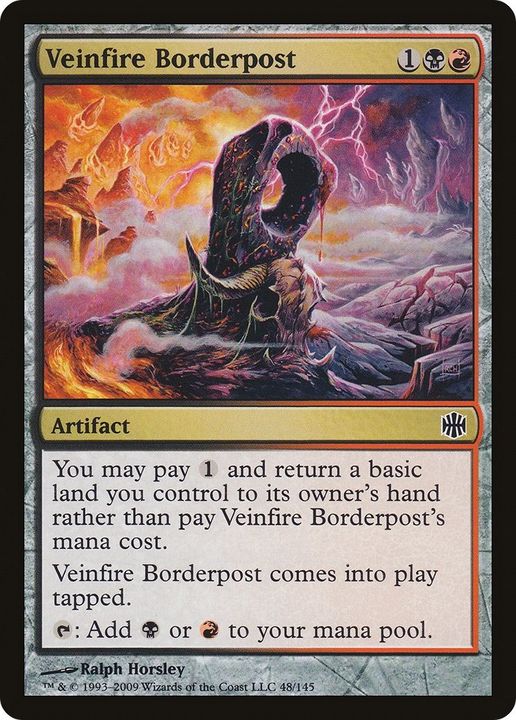 Veinfire Borderpost in the group Magic the Gathering / Sets / Alara Reborn at Proxyprinters.com (42946)