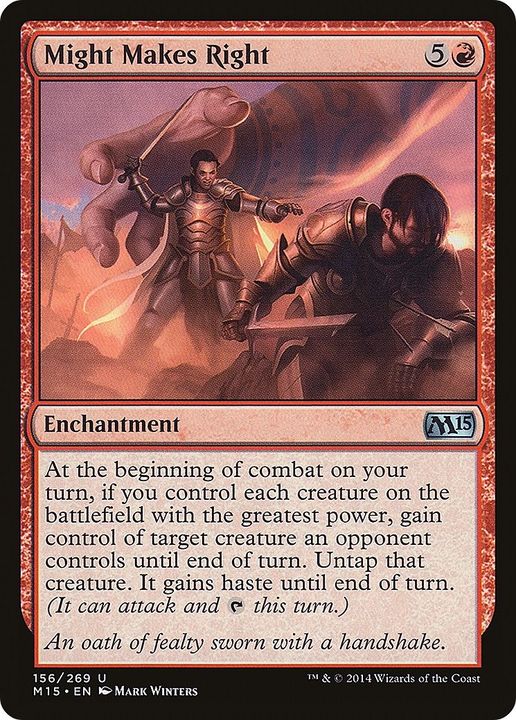 Might Makes Right in the group Magic the Gathering / Sets / Magic 2015 Tokens at Proxyprinters.com (42978)