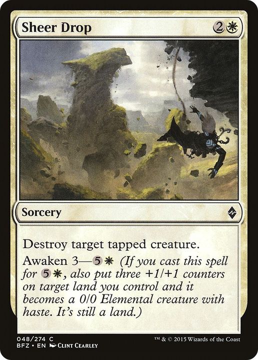 Sheer Drop in the group Magic the Gathering / Types / Colors / White at Proxyprinters.com (42980)