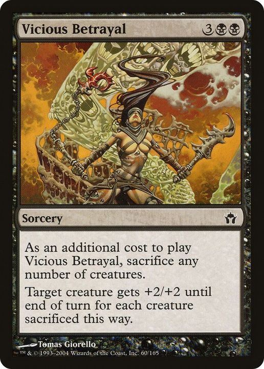 Vicious Betrayal in the group Magic the Gathering / Types / Colors / Black at Proxyprinters.com (42982)