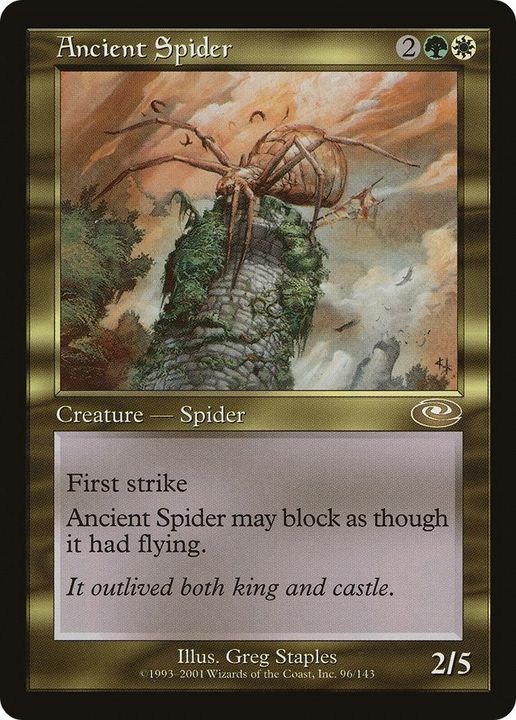 Ancient Spider in the group Magic the Gathering / Types / Colors / Multicolors / G, W at Proxyprinters.com (42984)