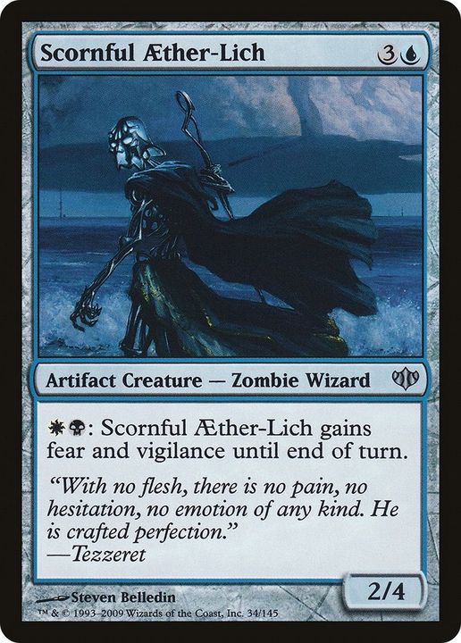 Scornful Aether-Lich in the group Magic the Gathering / Types / Creatures / Wizard at Proxyprinters.com (42994)