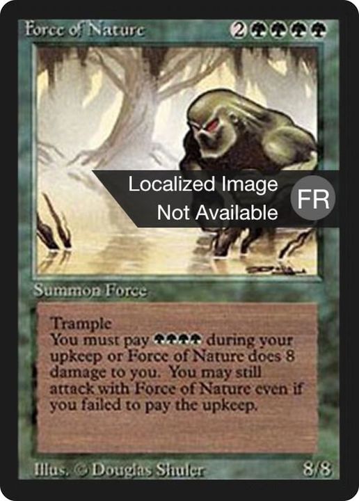 Force of Nature in the group Magic the Gathering / Sets / Foreign Black Border at Proxyprinters.com (43015)