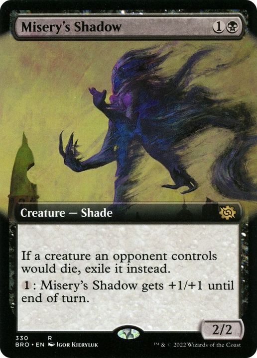 Misery's Shadow in the group Magic the Gathering / Sets / The Brothers' War at Proxyprinters.com (43033)