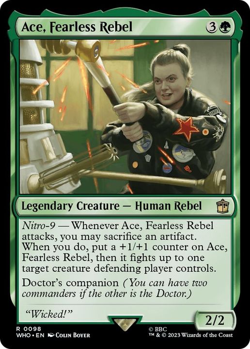 Ace, Fearless Rebel in the group Magic the Gathering / Types / Creatures / Human at Proxyprinters.com (43036)