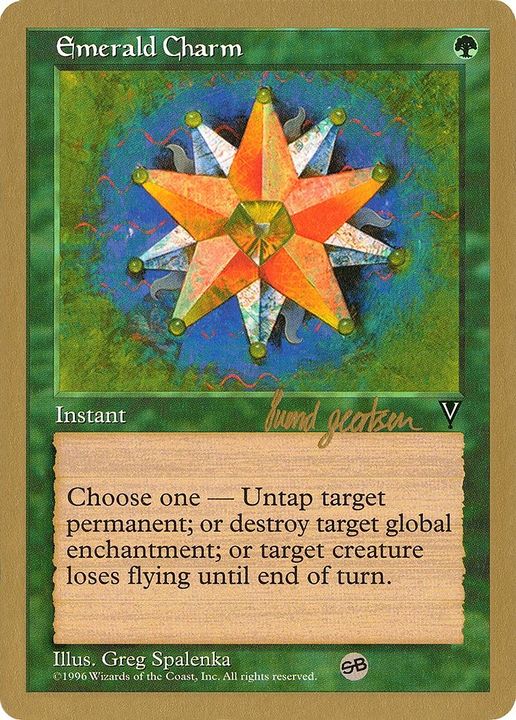 Emerald Charm in the group Magic the Gathering / Types / Colors / Green at Proxyprinters.com (4304)