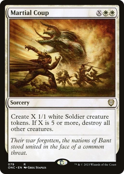 Martial Coup in the group Magic the Gathering / Types / Colors / White at Proxyprinters.com (43052)