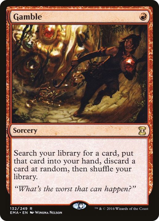 Gamble in the group Magic the Gathering / Types / Colors / Red at Proxyprinters.com (43066)