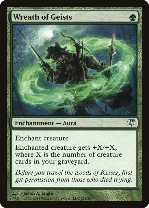 Wreath of Geists in the group Magic the Gathering / Types / Colors / Green at Proxyprinters.com (43069)